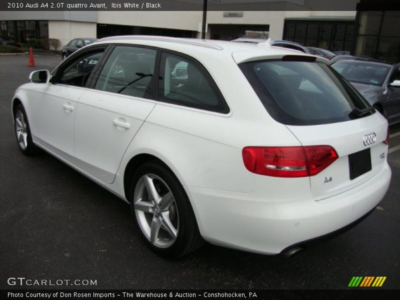Ibis White / Black 2010 Audi A4 2.0T quattro Avant