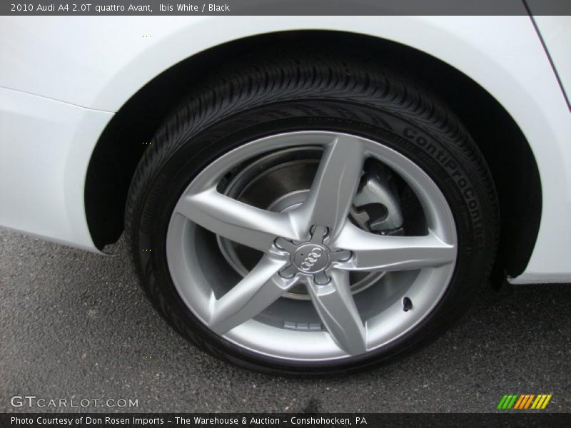 Ibis White / Black 2010 Audi A4 2.0T quattro Avant