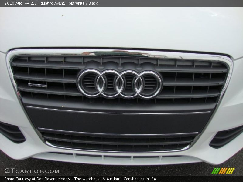 Ibis White / Black 2010 Audi A4 2.0T quattro Avant