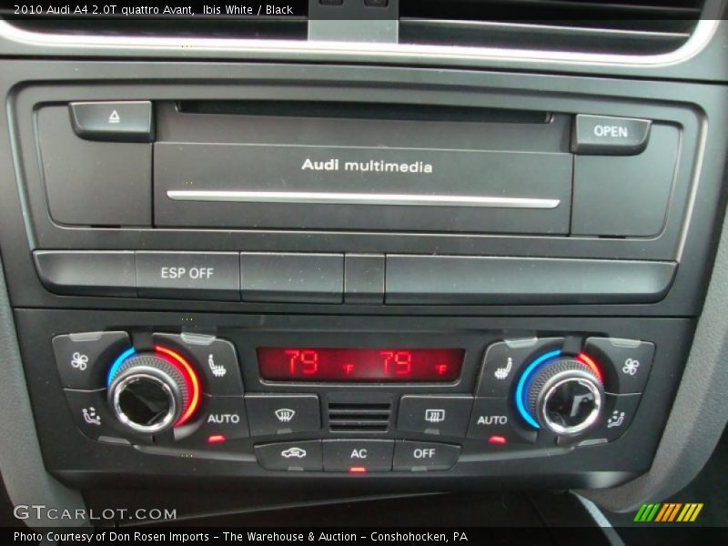 Ibis White / Black 2010 Audi A4 2.0T quattro Avant