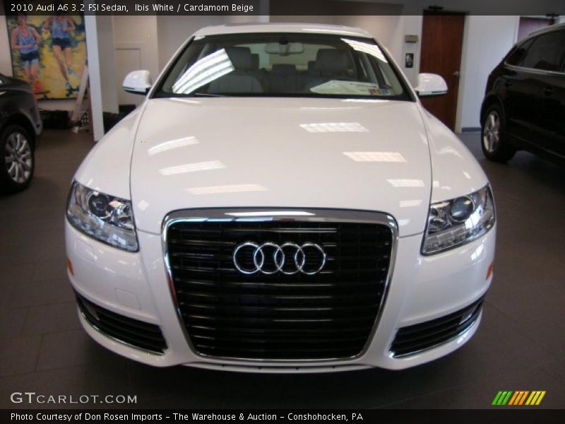 Ibis White / Cardamom Beige 2010 Audi A6 3.2 FSI Sedan