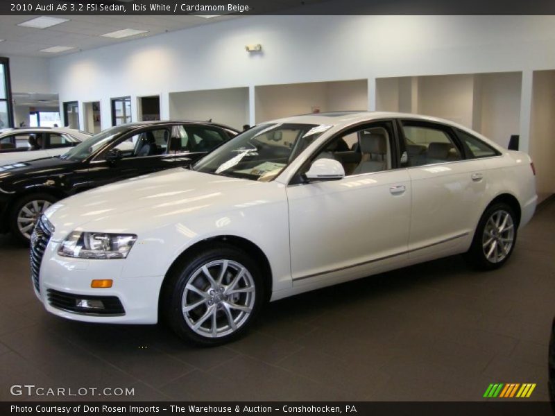 Ibis White / Cardamom Beige 2010 Audi A6 3.2 FSI Sedan
