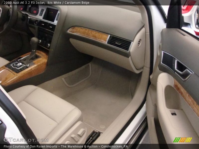 Ibis White / Cardamom Beige 2010 Audi A6 3.2 FSI Sedan