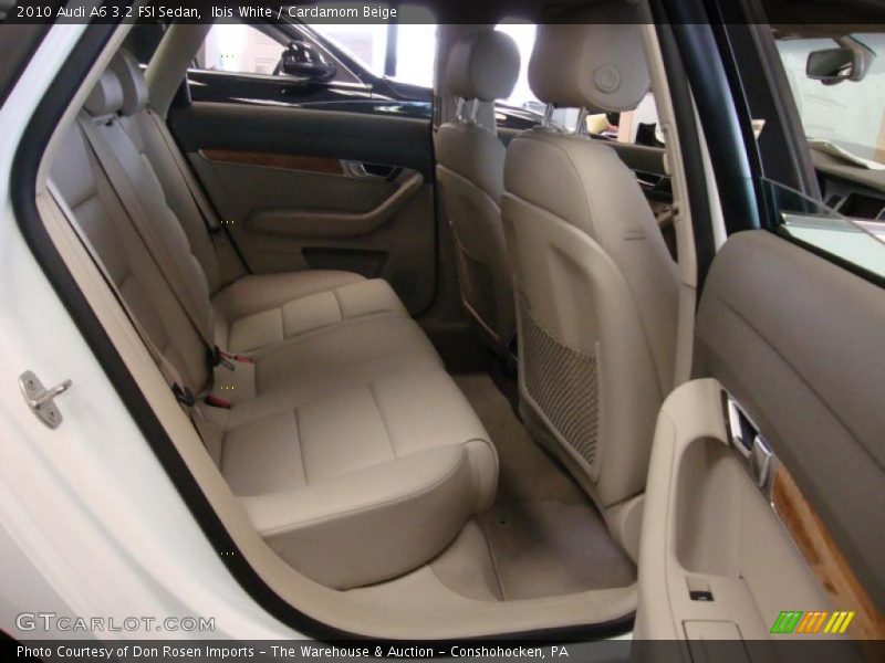 Ibis White / Cardamom Beige 2010 Audi A6 3.2 FSI Sedan