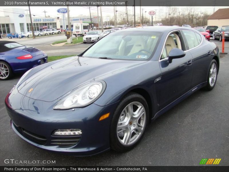 Yachting Blue Metallic / Yachting Blue/Cream 2010 Porsche Panamera S