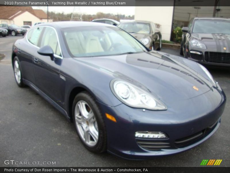 Yachting Blue Metallic / Yachting Blue/Cream 2010 Porsche Panamera S
