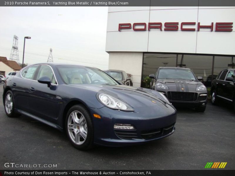 Yachting Blue Metallic / Yachting Blue/Cream 2010 Porsche Panamera S