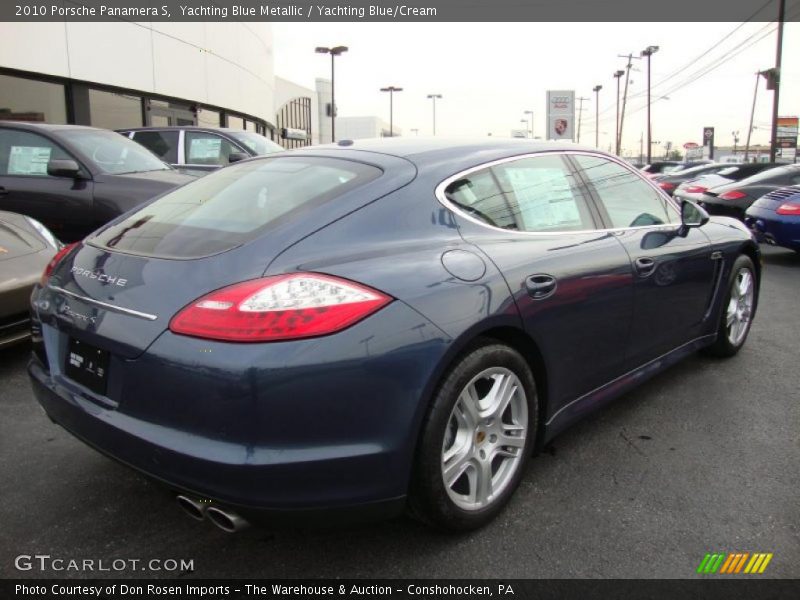 Yachting Blue Metallic / Yachting Blue/Cream 2010 Porsche Panamera S