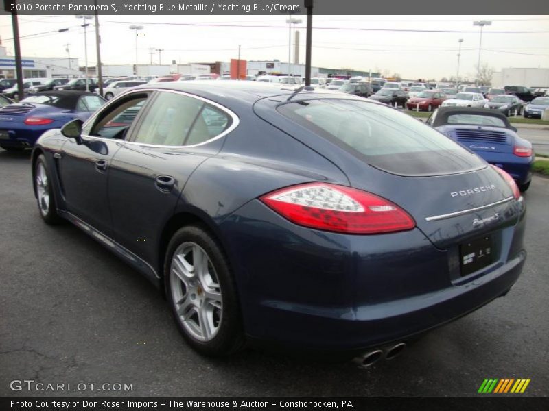 Yachting Blue Metallic / Yachting Blue/Cream 2010 Porsche Panamera S