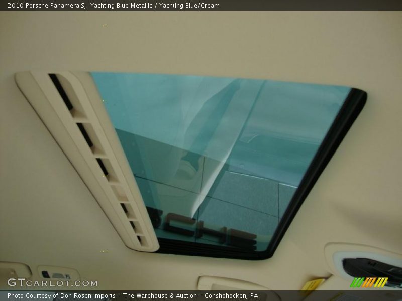 Yachting Blue Metallic / Yachting Blue/Cream 2010 Porsche Panamera S