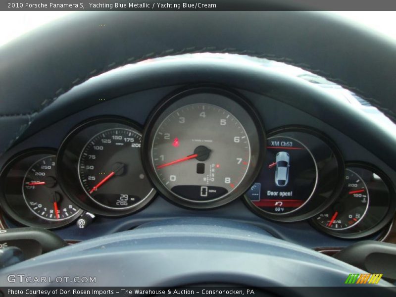 Yachting Blue Metallic / Yachting Blue/Cream 2010 Porsche Panamera S