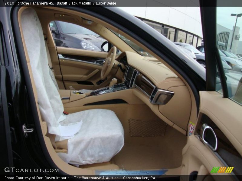 Basalt Black Metallic / Luxor Beige 2010 Porsche Panamera 4S