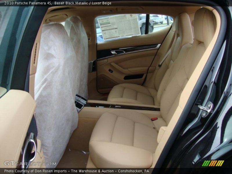 Basalt Black Metallic / Luxor Beige 2010 Porsche Panamera 4S