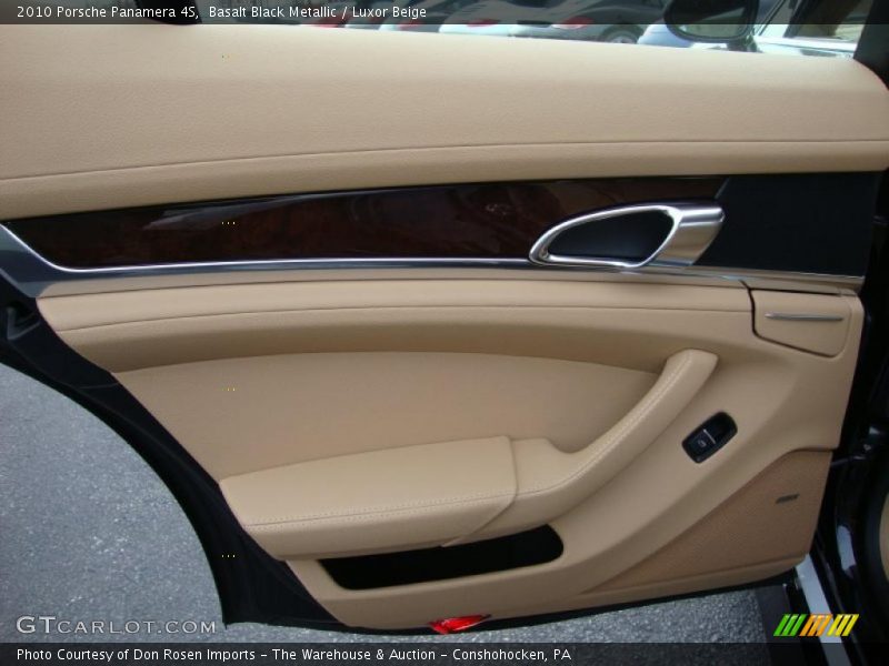 Basalt Black Metallic / Luxor Beige 2010 Porsche Panamera 4S