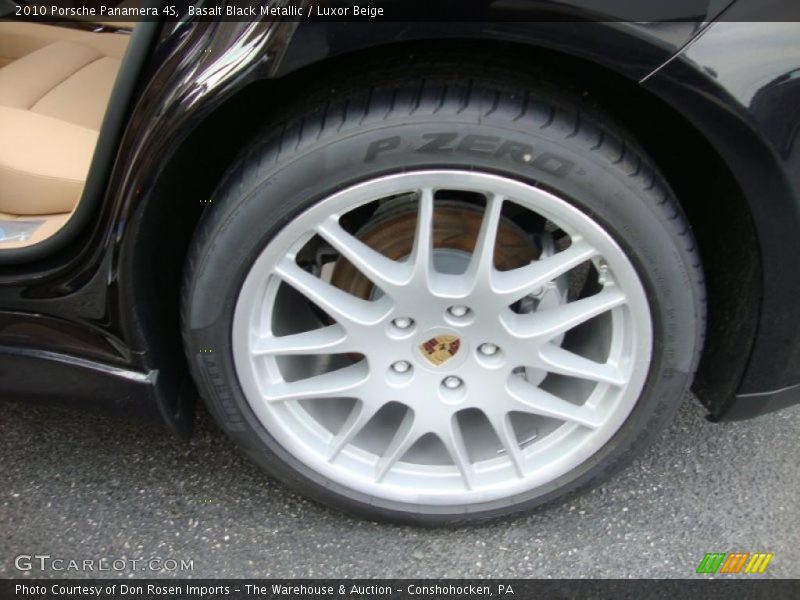 Basalt Black Metallic / Luxor Beige 2010 Porsche Panamera 4S