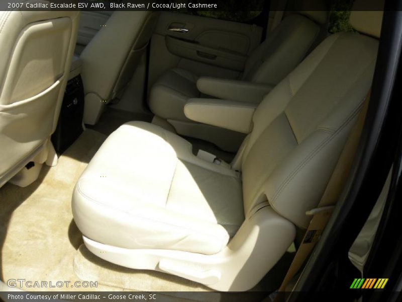 Black Raven / Cocoa/Light Cashmere 2007 Cadillac Escalade ESV AWD
