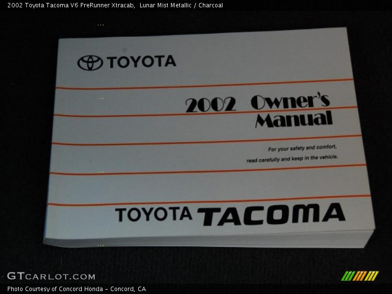 Lunar Mist Metallic / Charcoal 2002 Toyota Tacoma V6 PreRunner Xtracab
