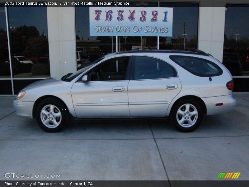 Silver Frost Metallic / Medium Graphite 2003 Ford Taurus SE Wagon