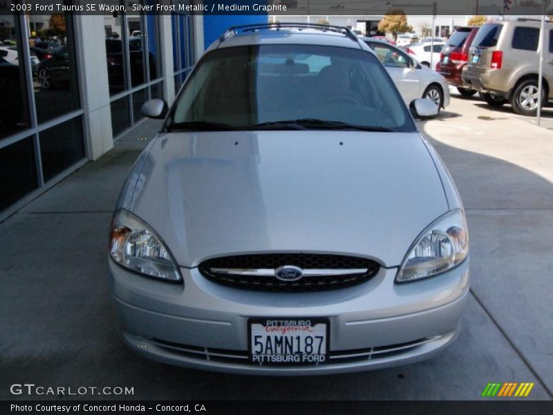 Silver Frost Metallic / Medium Graphite 2003 Ford Taurus SE Wagon