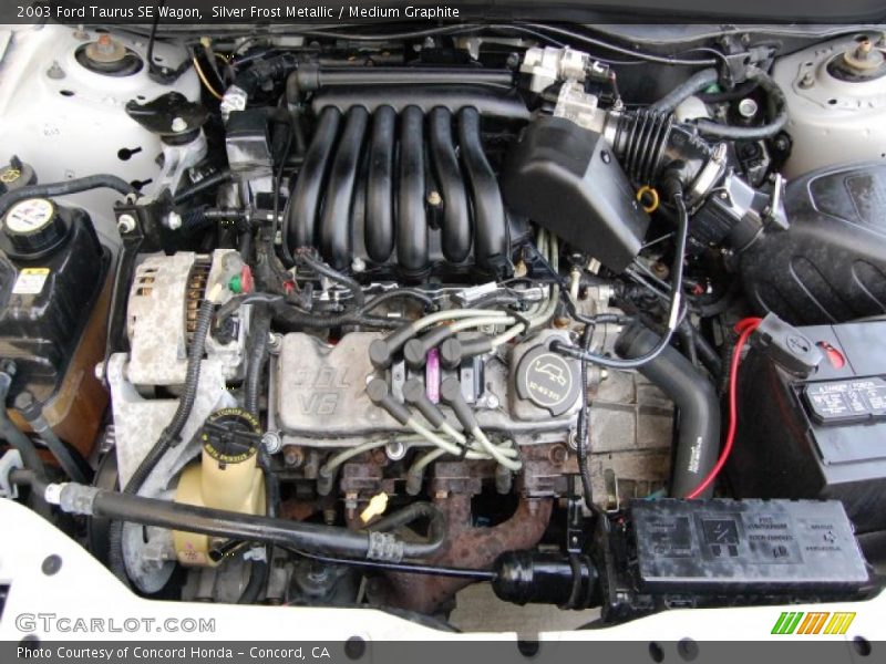 Silver Frost Metallic / Medium Graphite 2003 Ford Taurus SE Wagon