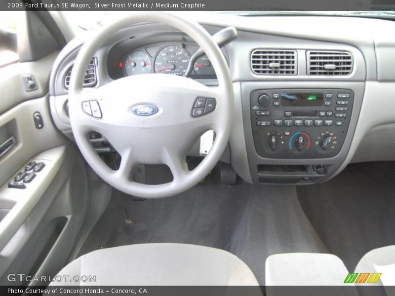 Silver Frost Metallic / Medium Graphite 2003 Ford Taurus SE Wagon