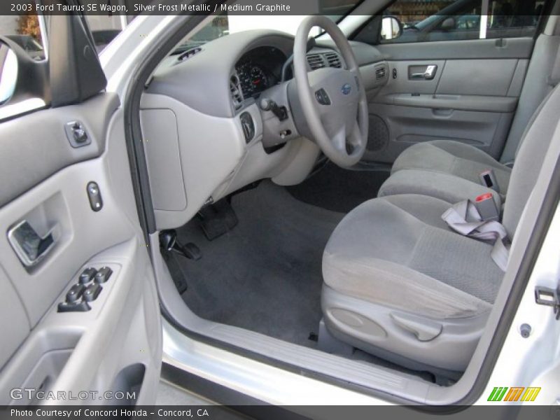Silver Frost Metallic / Medium Graphite 2003 Ford Taurus SE Wagon