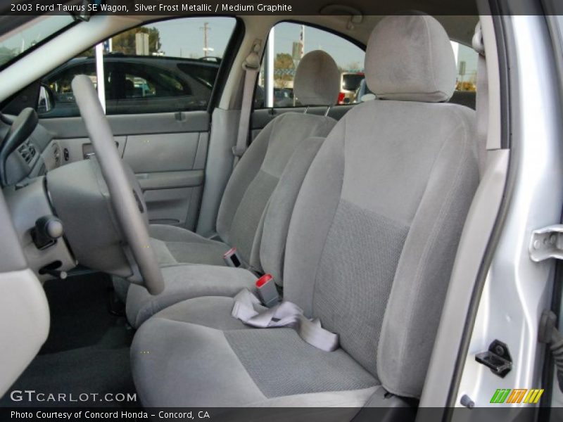 Silver Frost Metallic / Medium Graphite 2003 Ford Taurus SE Wagon