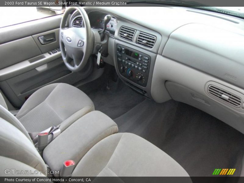 Silver Frost Metallic / Medium Graphite 2003 Ford Taurus SE Wagon