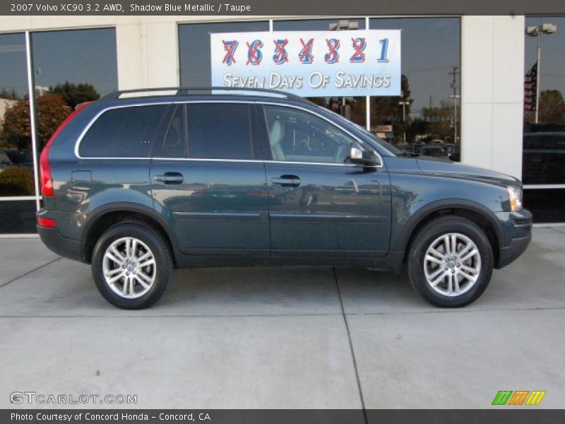 Shadow Blue Metallic / Taupe 2007 Volvo XC90 3.2 AWD