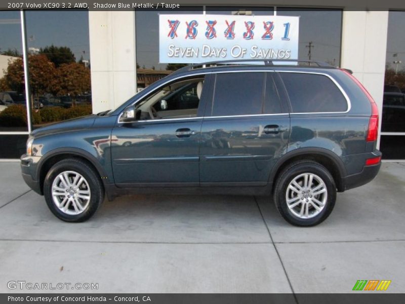 Shadow Blue Metallic / Taupe 2007 Volvo XC90 3.2 AWD