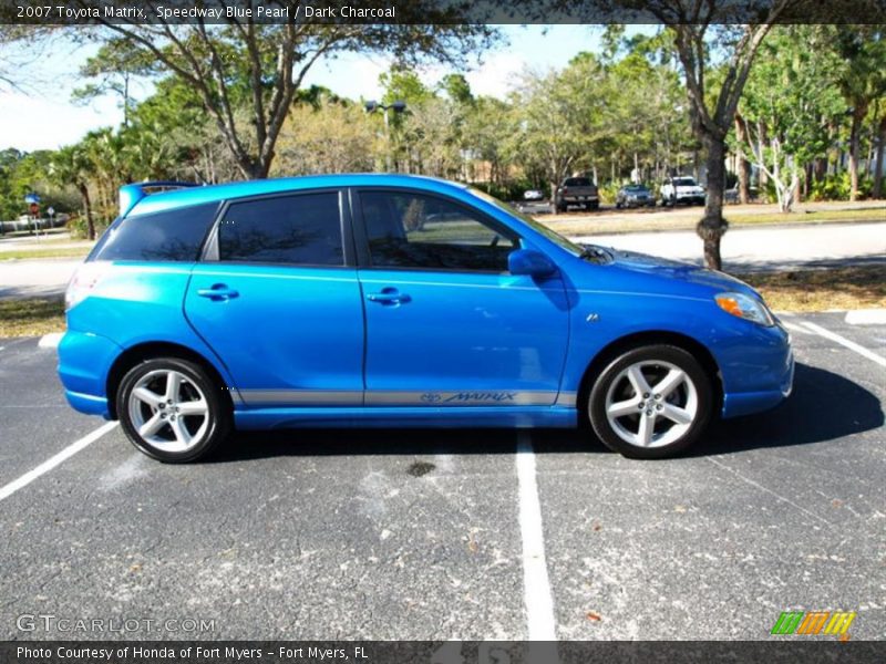 Speedway Blue Pearl / Dark Charcoal 2007 Toyota Matrix