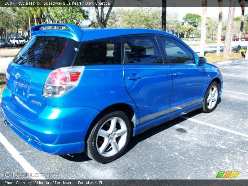 Speedway Blue Pearl / Dark Charcoal 2007 Toyota Matrix