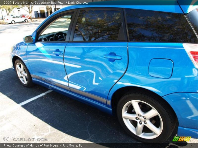Speedway Blue Pearl / Dark Charcoal 2007 Toyota Matrix