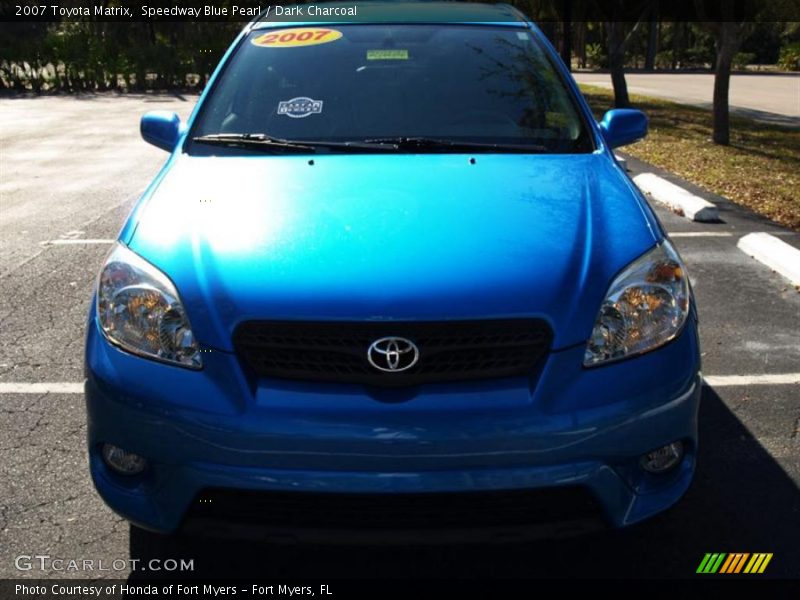 Speedway Blue Pearl / Dark Charcoal 2007 Toyota Matrix