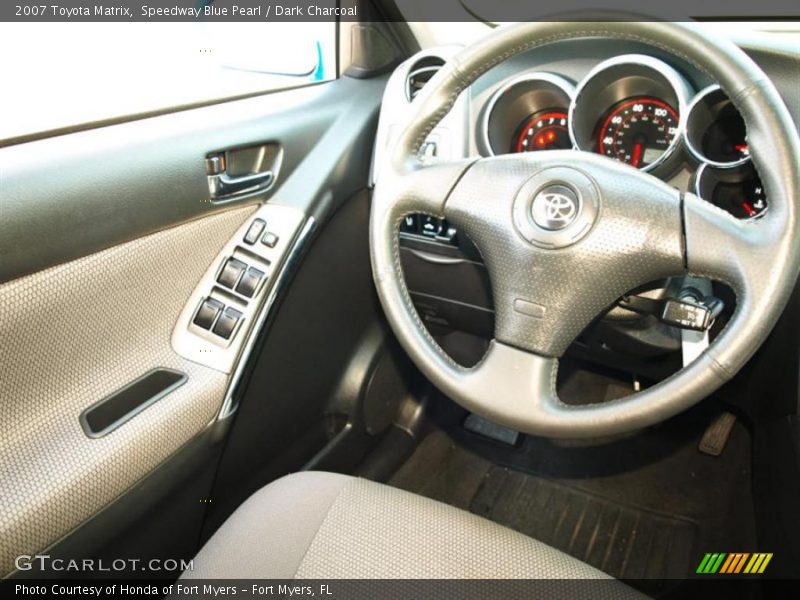 Speedway Blue Pearl / Dark Charcoal 2007 Toyota Matrix