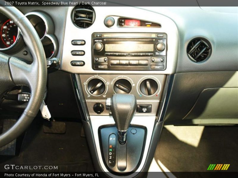 Speedway Blue Pearl / Dark Charcoal 2007 Toyota Matrix