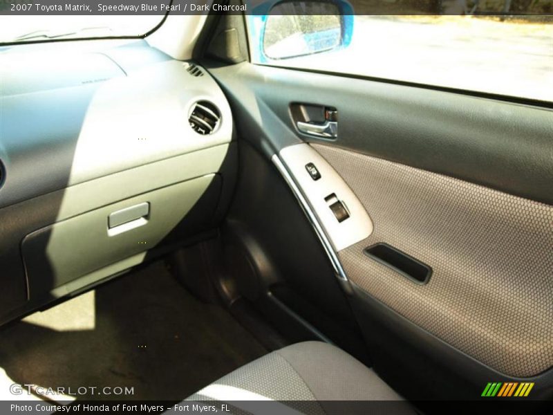 Speedway Blue Pearl / Dark Charcoal 2007 Toyota Matrix
