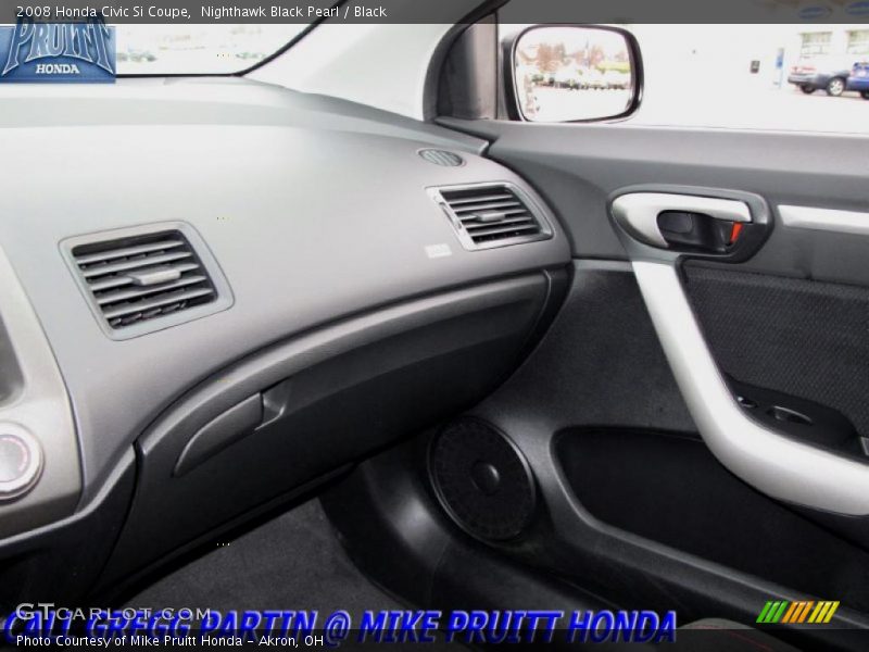 Nighthawk Black Pearl / Black 2008 Honda Civic Si Coupe