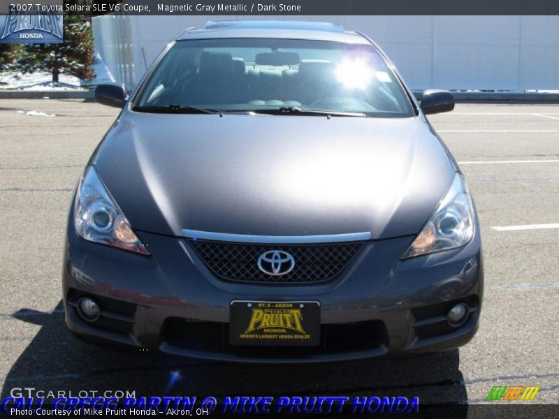 Magnetic Gray Metallic / Dark Stone 2007 Toyota Solara SLE V6 Coupe