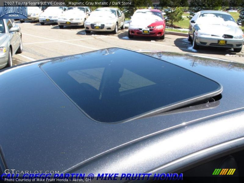 Magnetic Gray Metallic / Dark Stone 2007 Toyota Solara SLE V6 Coupe