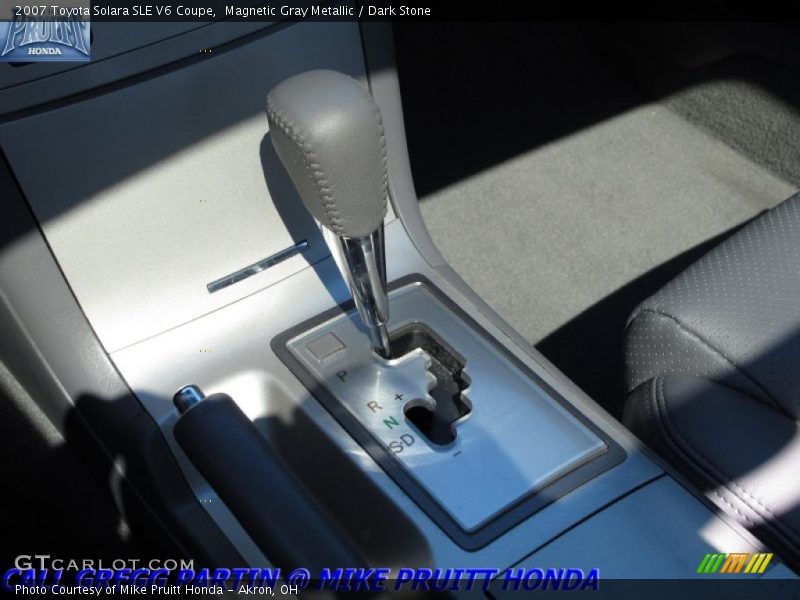 Magnetic Gray Metallic / Dark Stone 2007 Toyota Solara SLE V6 Coupe