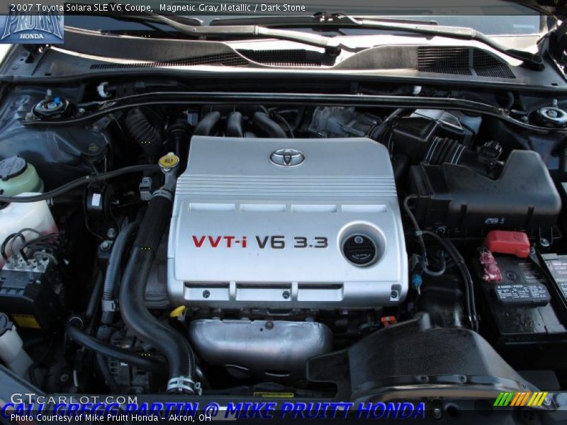 Magnetic Gray Metallic / Dark Stone 2007 Toyota Solara SLE V6 Coupe