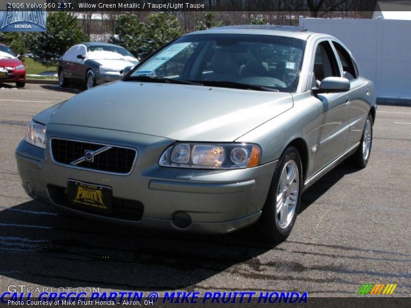 Willow Green Metallic / Taupe/Light Taupe 2006 Volvo S60 2.5T