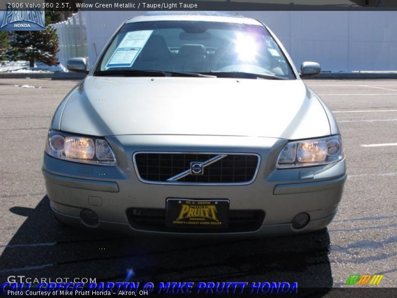Willow Green Metallic / Taupe/Light Taupe 2006 Volvo S60 2.5T