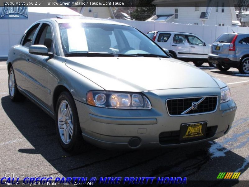 Willow Green Metallic / Taupe/Light Taupe 2006 Volvo S60 2.5T