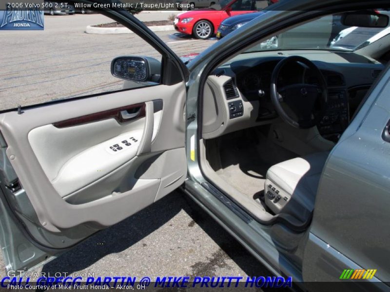 Willow Green Metallic / Taupe/Light Taupe 2006 Volvo S60 2.5T