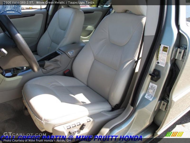 Willow Green Metallic / Taupe/Light Taupe 2006 Volvo S60 2.5T