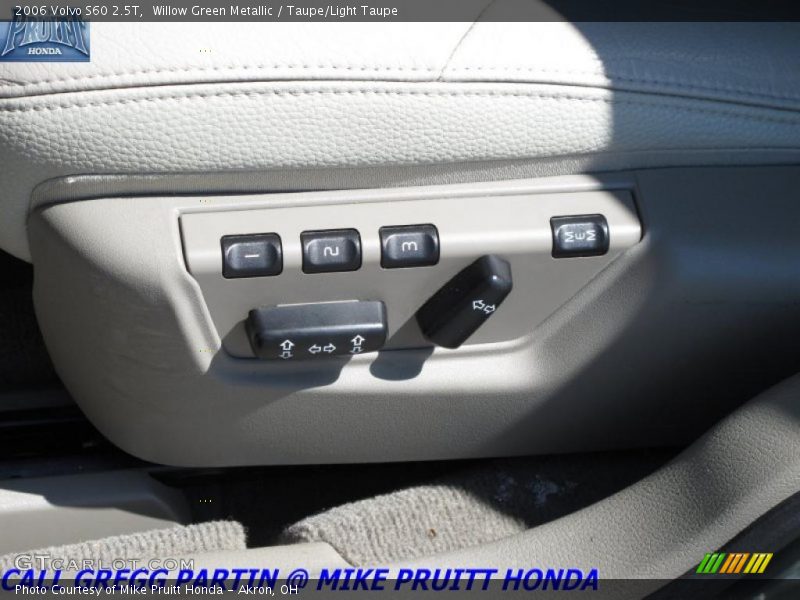 Willow Green Metallic / Taupe/Light Taupe 2006 Volvo S60 2.5T