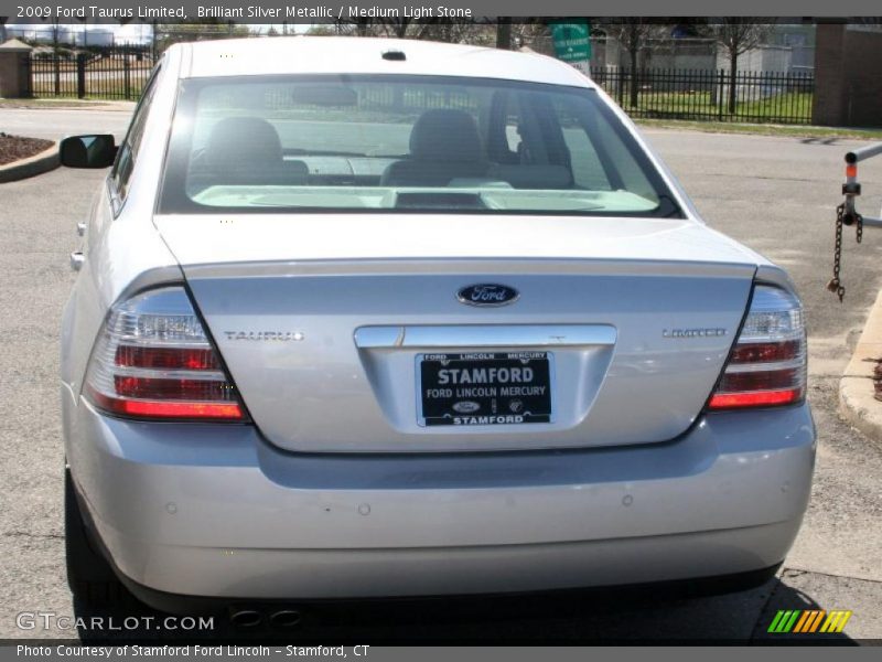 Brilliant Silver Metallic / Medium Light Stone 2009 Ford Taurus Limited