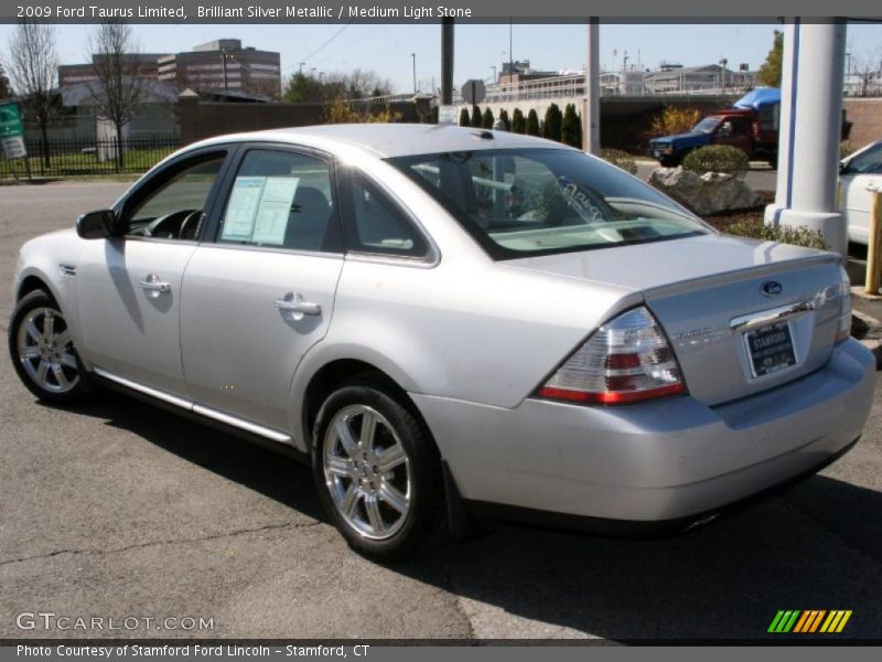 Brilliant Silver Metallic / Medium Light Stone 2009 Ford Taurus Limited